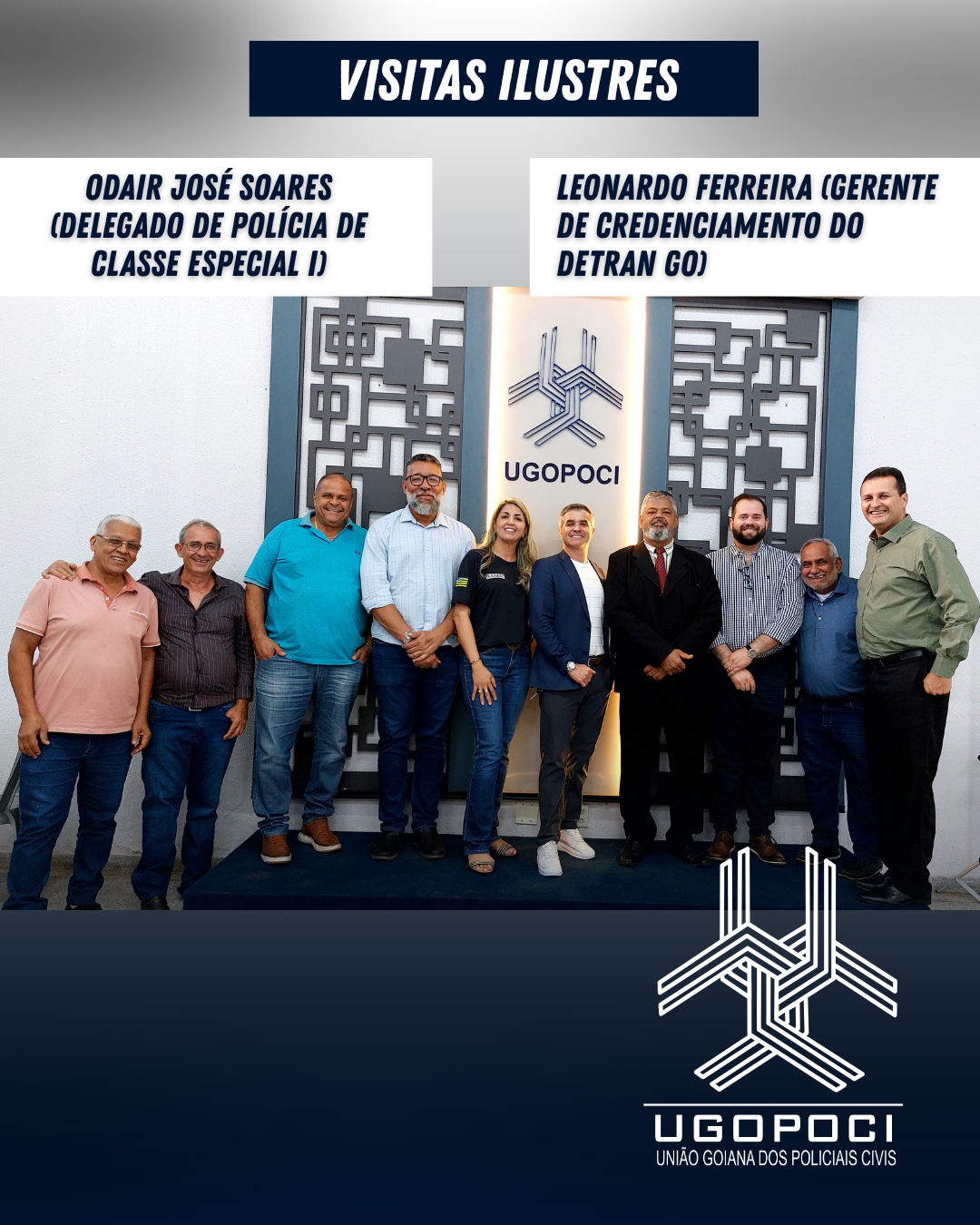 Dr. Odair José Soares se filia na Ugopoci durante visita ilustre