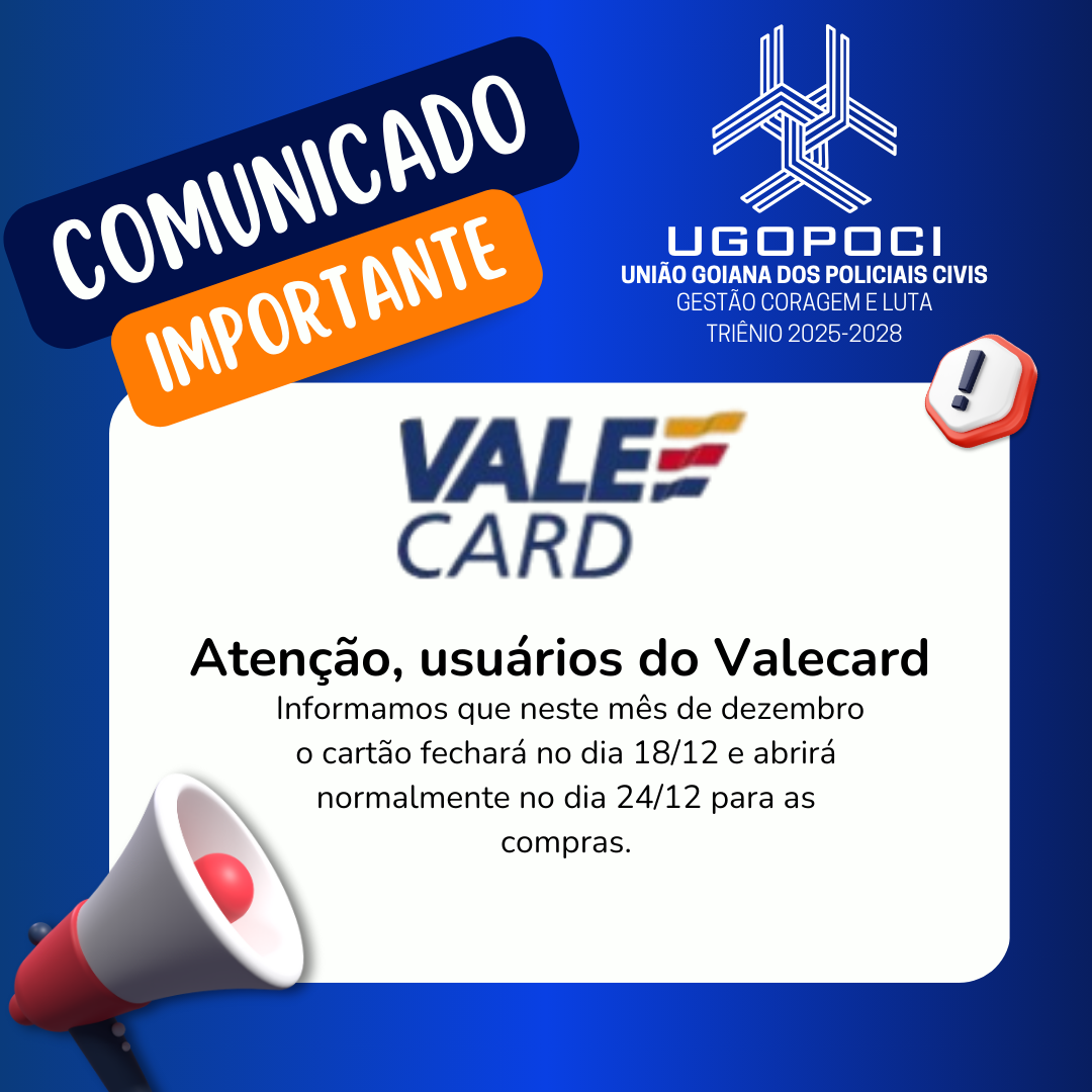 Fechamento e Abertura do Valecard