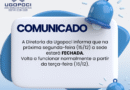 Sede da Ugopoci não funcionará na próxima segunda-feira Sede da Ugopoci não funcionará na próxima segunda-feira