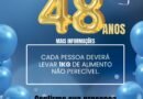 Mais informações sobre a festa de 48 anos da UGOPOCI