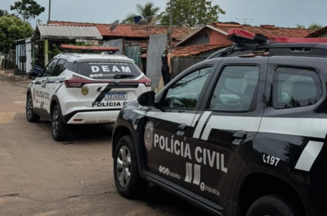 PCGO prende homem em flagrante por lesão corporal e injúria contra mulher em Águas Lindas de Goiás