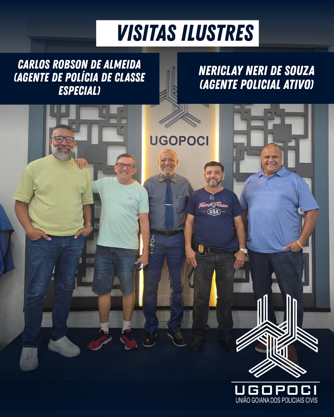 VISITAS ILUSTRES: Carlos Robson de Almeida e Nericlay Neri de Souza