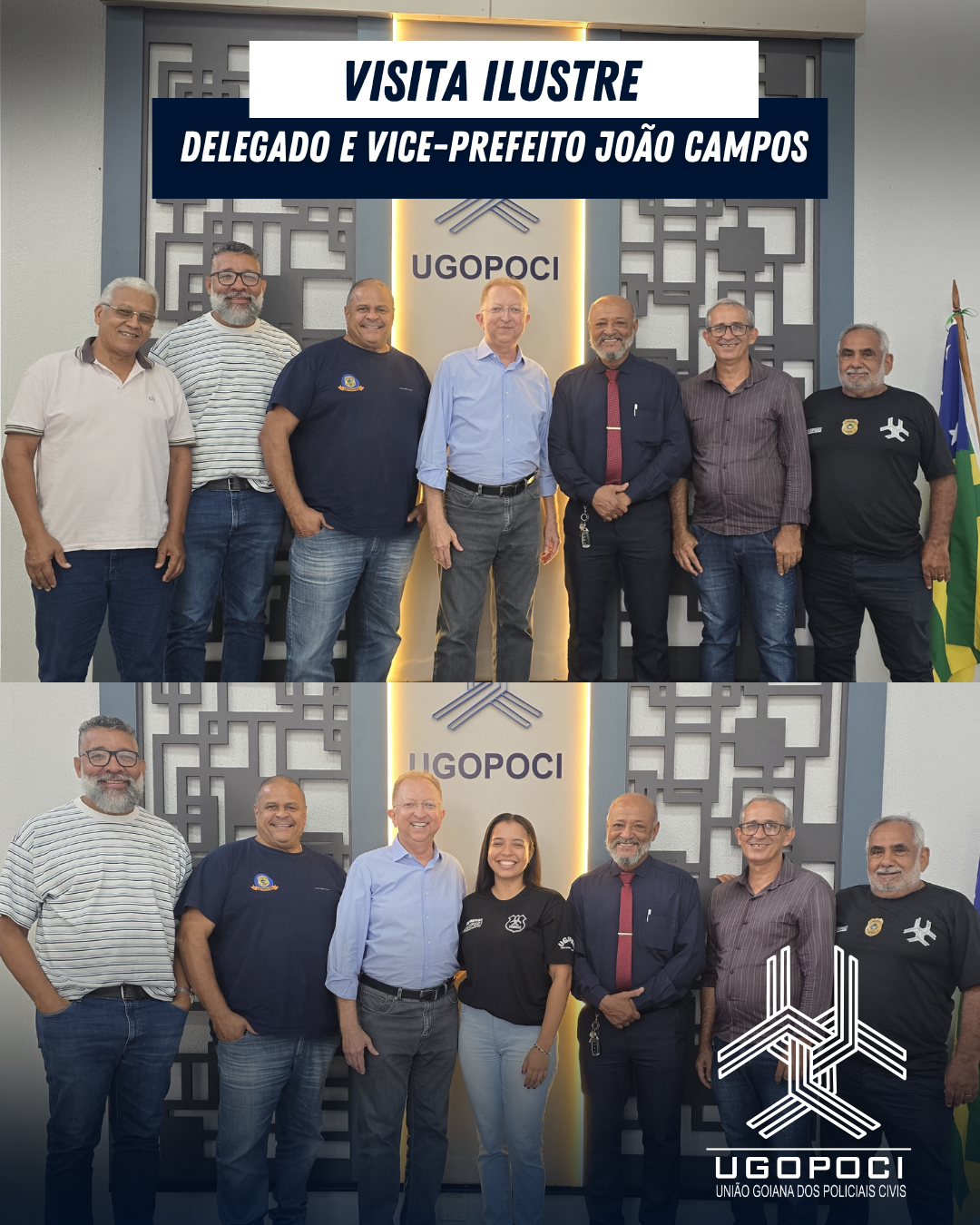 Diretoria da UGOPOCI recebe visita ilustre de João Campos