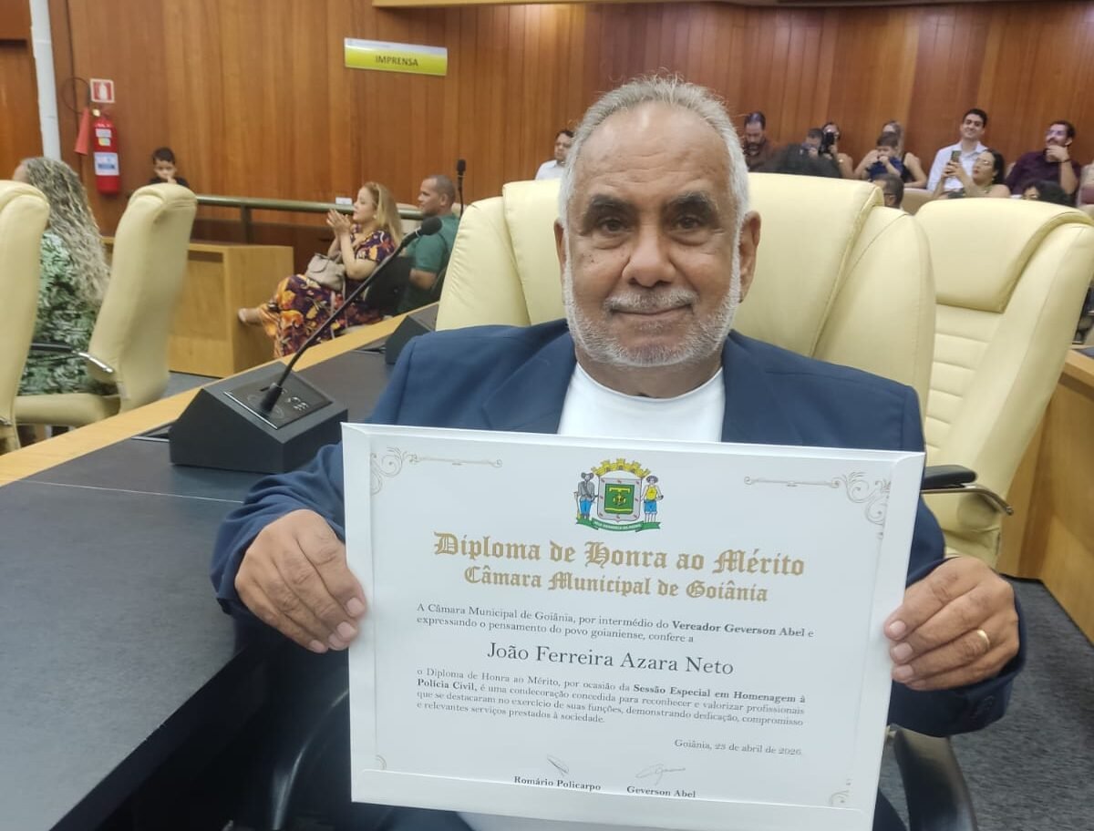 Diretoria da UGOPOCI parabeniza João Ázara pela homenagem na Câmara de Goiânia