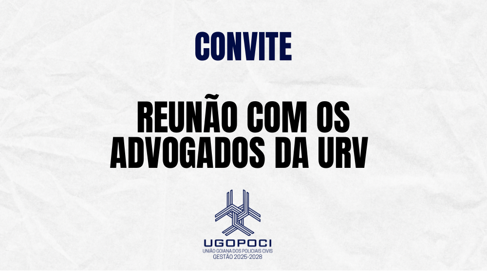 Reunião importante com os advogados da URV, nesta segunda-feira