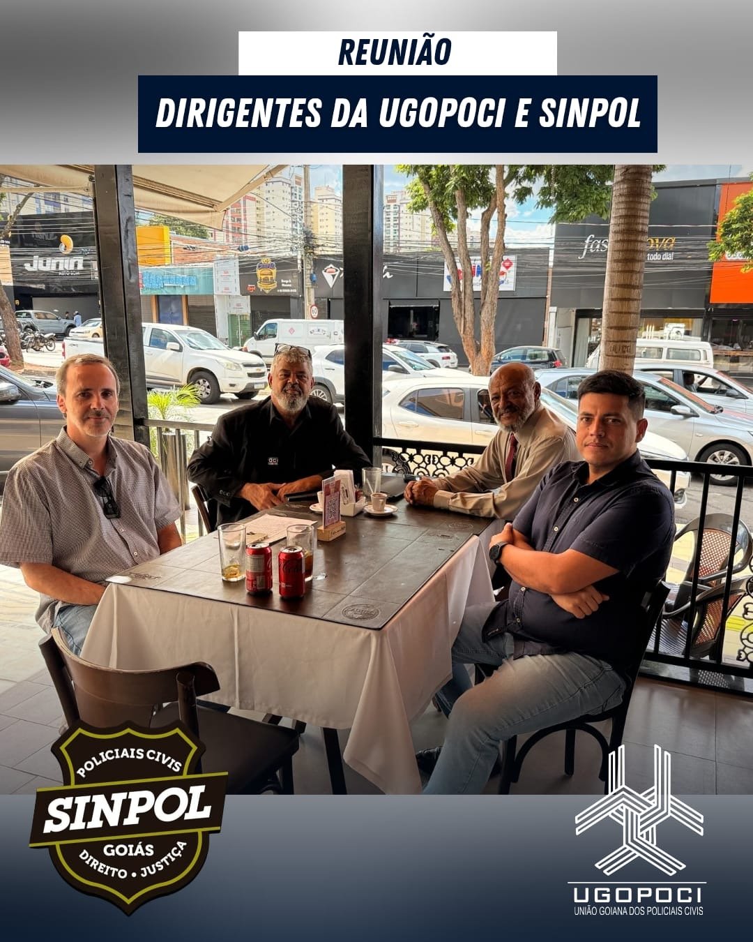 Dirigentes do SINPOL e UGOPOCI afinam discurso