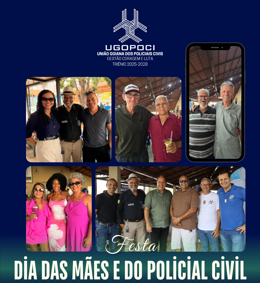 Festa de Dia das Mães e do Policial Civil agita ugopocianos no Clube Tio Patinhas