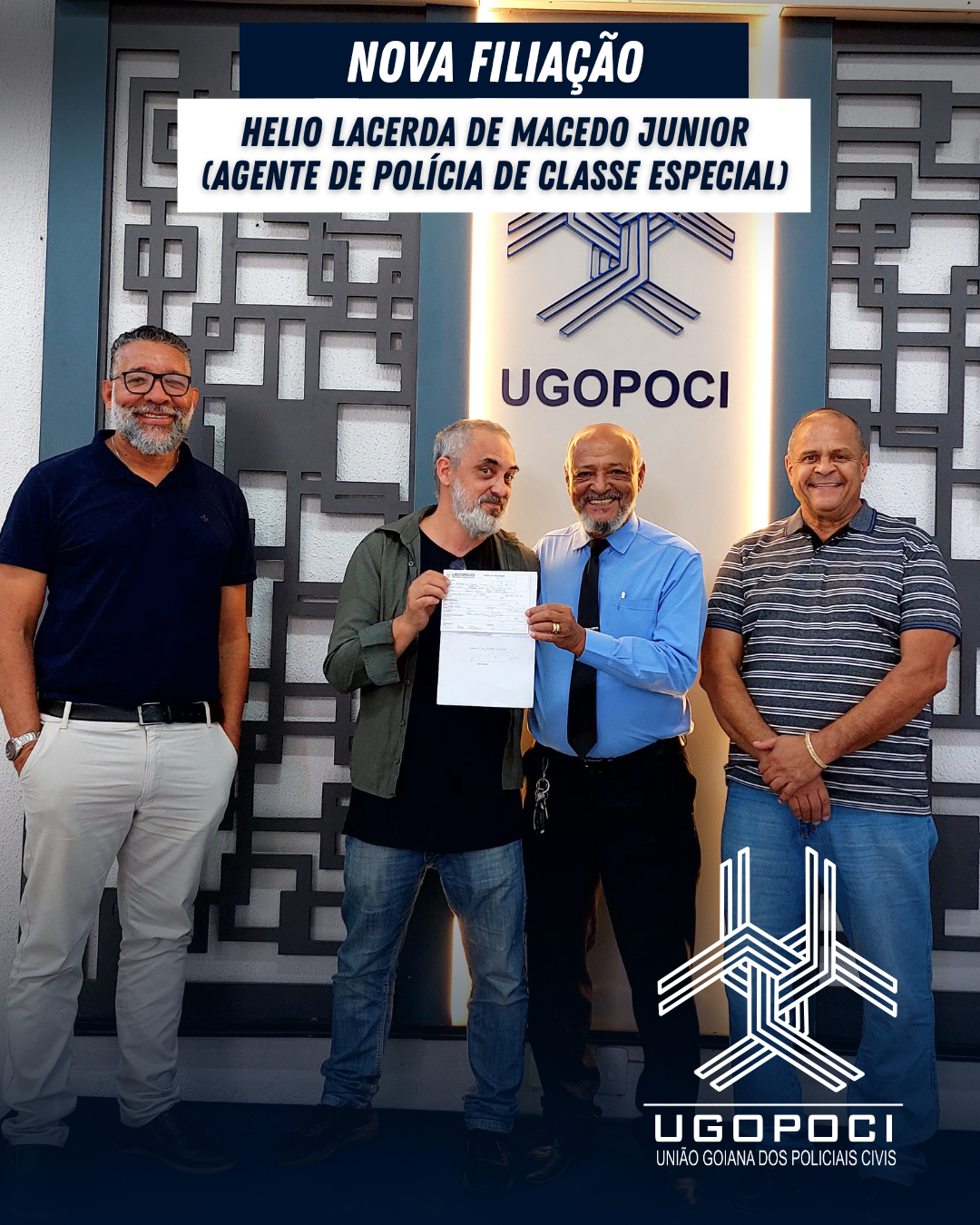 NOVA FILIAÇÃO | Helio Lacerda de Macedo Junior