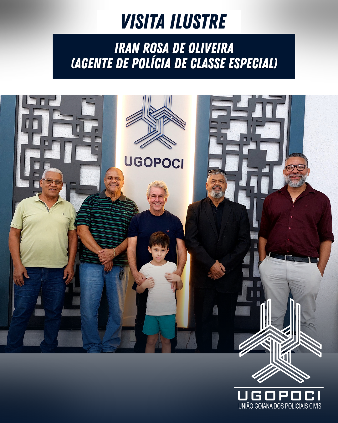 VISITA ILUSTRE | Iran Rosa de Oliveira