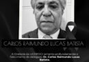 Nota de pesar de Carlos Raimundo Lucas Batista