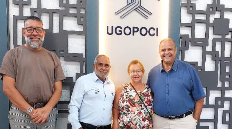 Diretoria da UGOPOCI recebe a visita ilustra da associada Maristela Pereira da Silva