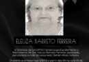 Nota de falecimento de Eleuza Barreto Ferreira
